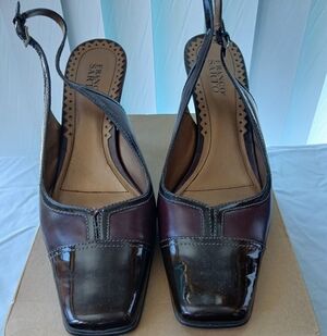 Franco Sarto Women's Brown Slingback Heels